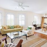 a living room with furniture or couch and a window