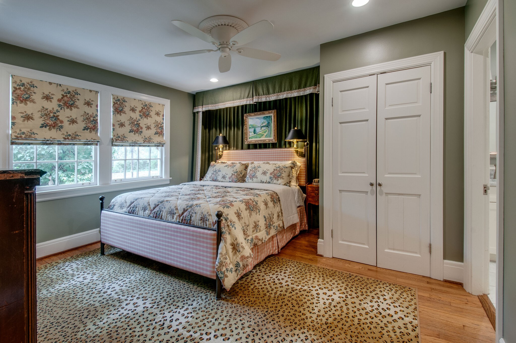 4309 Estes Road Nashville, TN 37215 - Photo 16 of 23 a bedroom with a large bed and a window