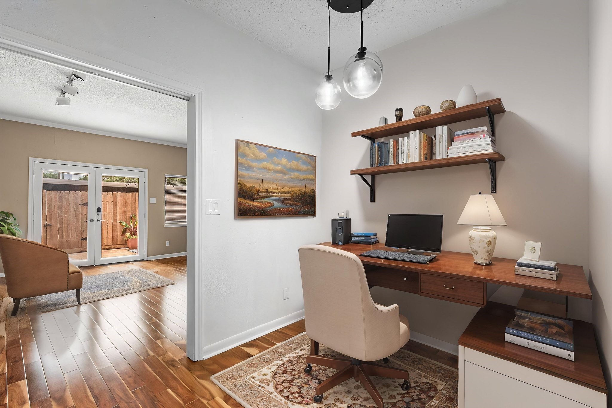 3749 Wakeforest Avenue Houston, TX 77098 - Photo 19 of 36 Virtual painted and staged kitchen work space area.