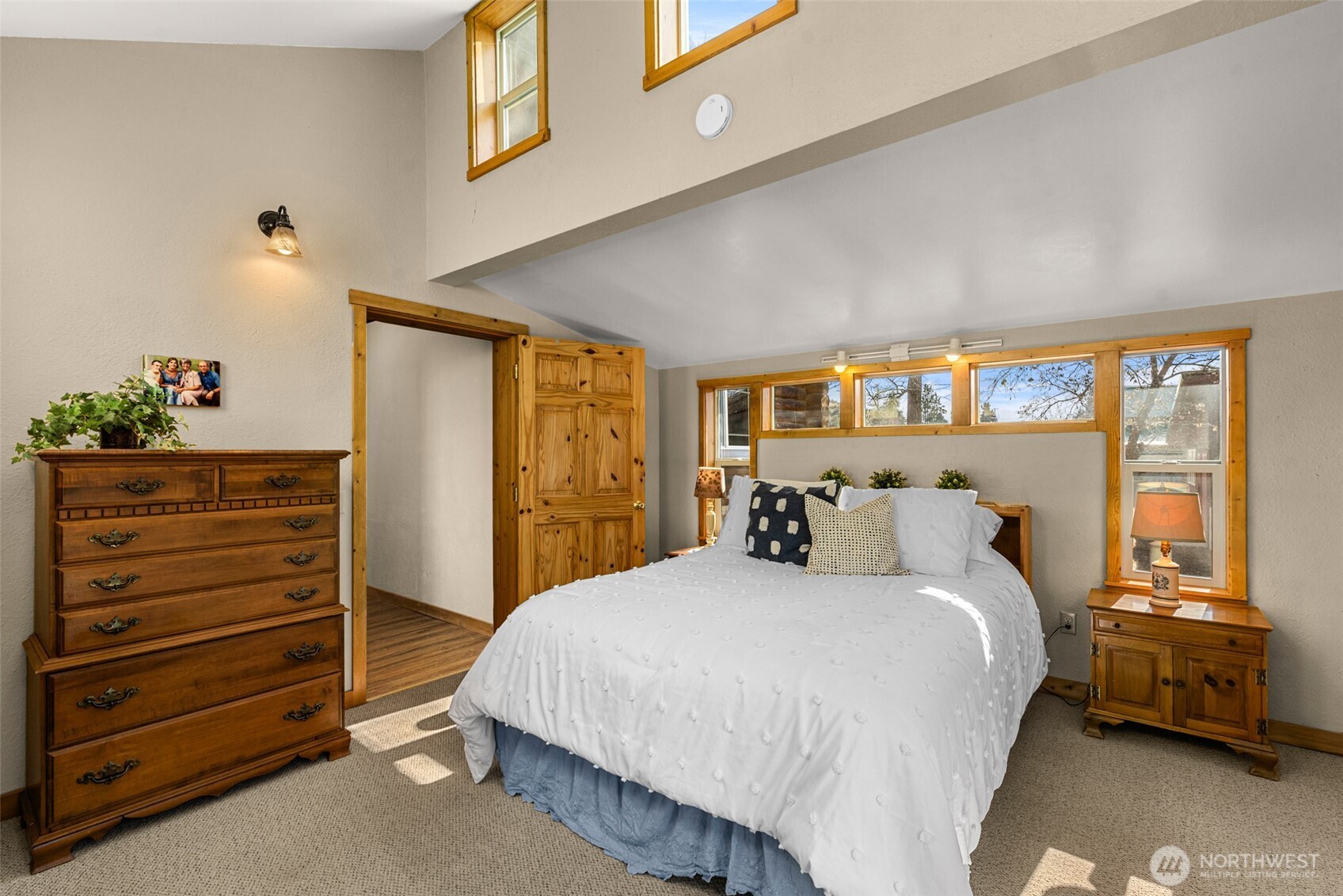 75 Purtteman Gulch Road Chelan, WA 98816 - Photo 18 of 40 a bedroom with a bed and a closet