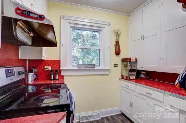 a room with storage and utility