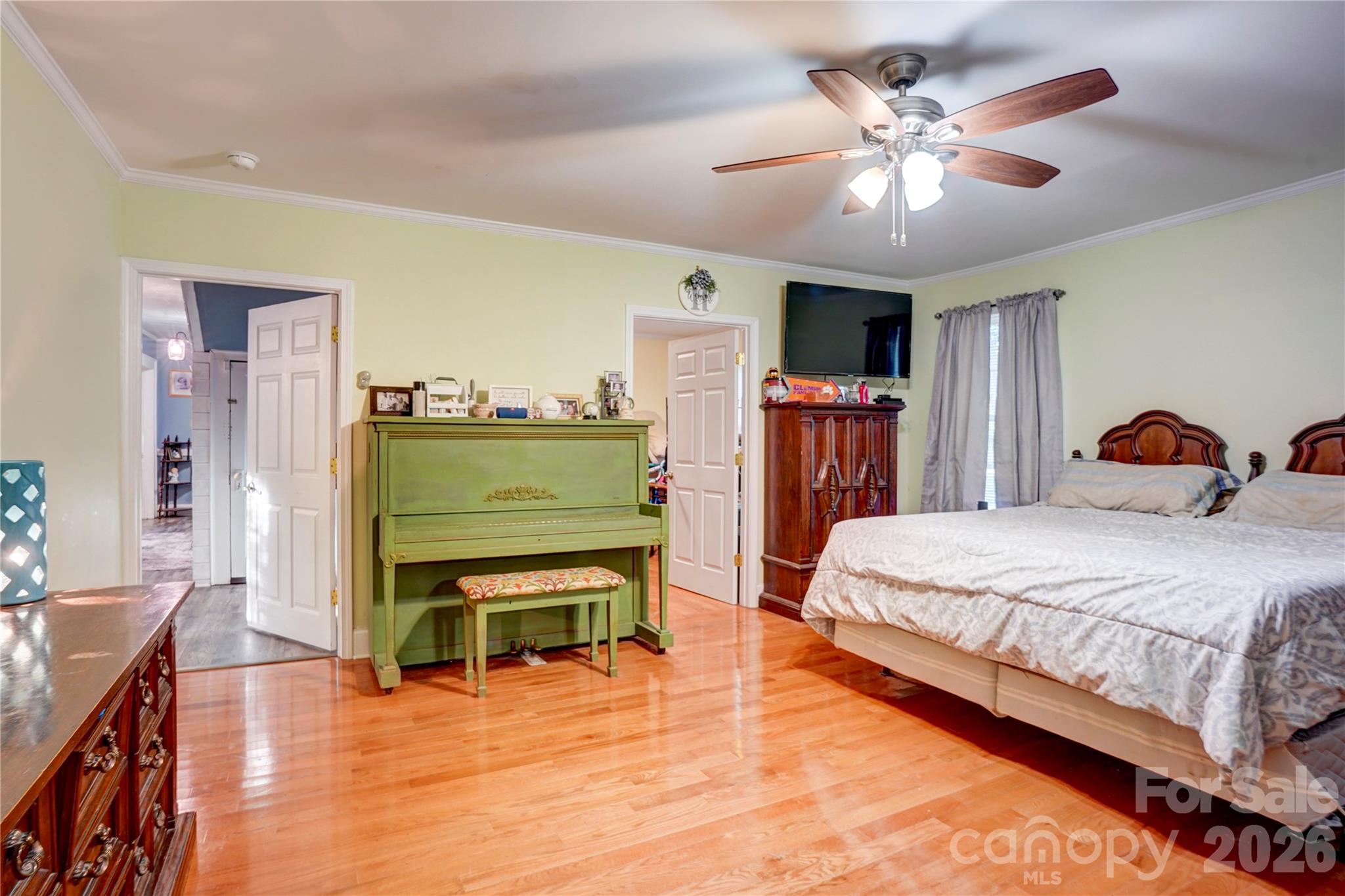 2495 Centergrove Road Kannapolis, NC 28083 - Photo 15 of 36 a bedroom with a bed and a television