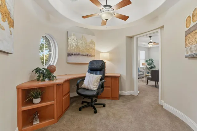 a workspace with a window