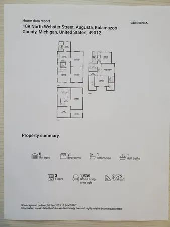 $181,000 | 109 North Webster Street, Augusta, MI 49012