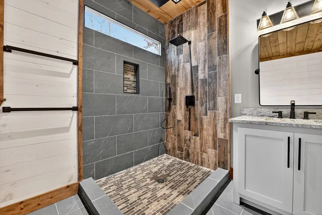 a view of a large window