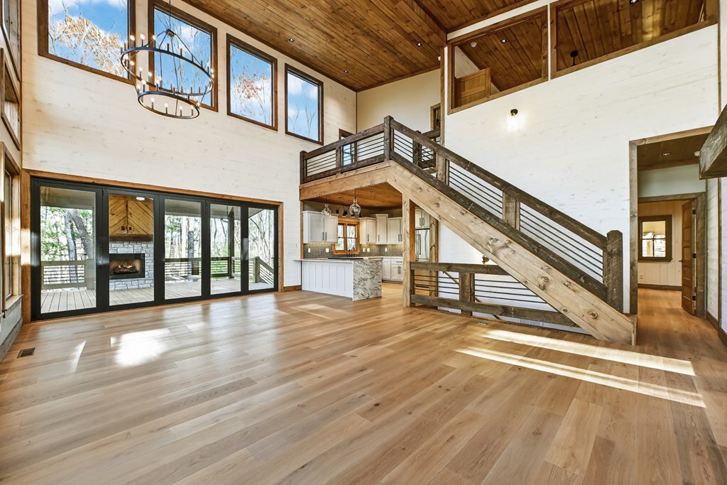 22 Mountain Trace Cherry Log, GA 30522 - Photo 8 of 49 a view of an entryway with wooden floor and door