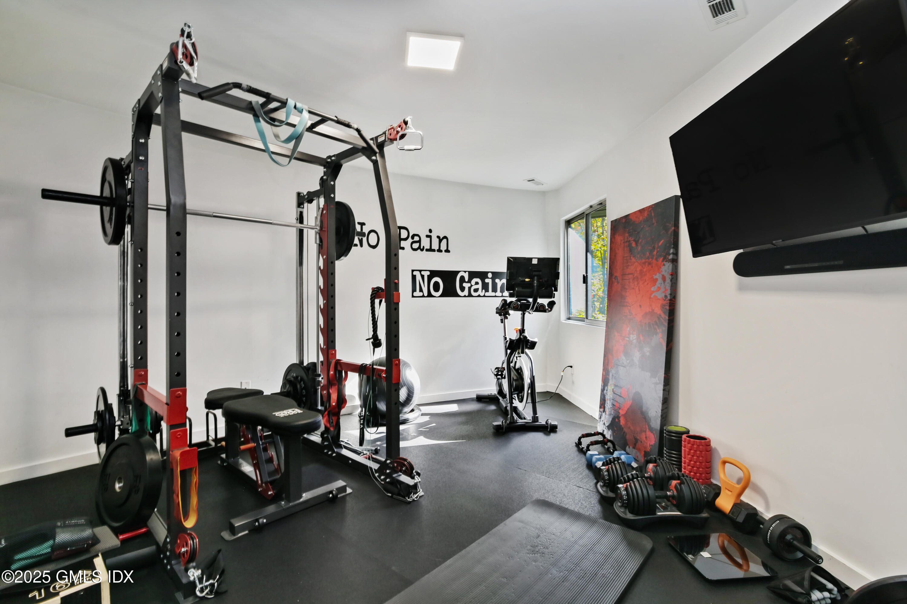 210 Red Fox Road Stamford, CT 06903 - Photo 17 of 25 a view of a room with gym equipment