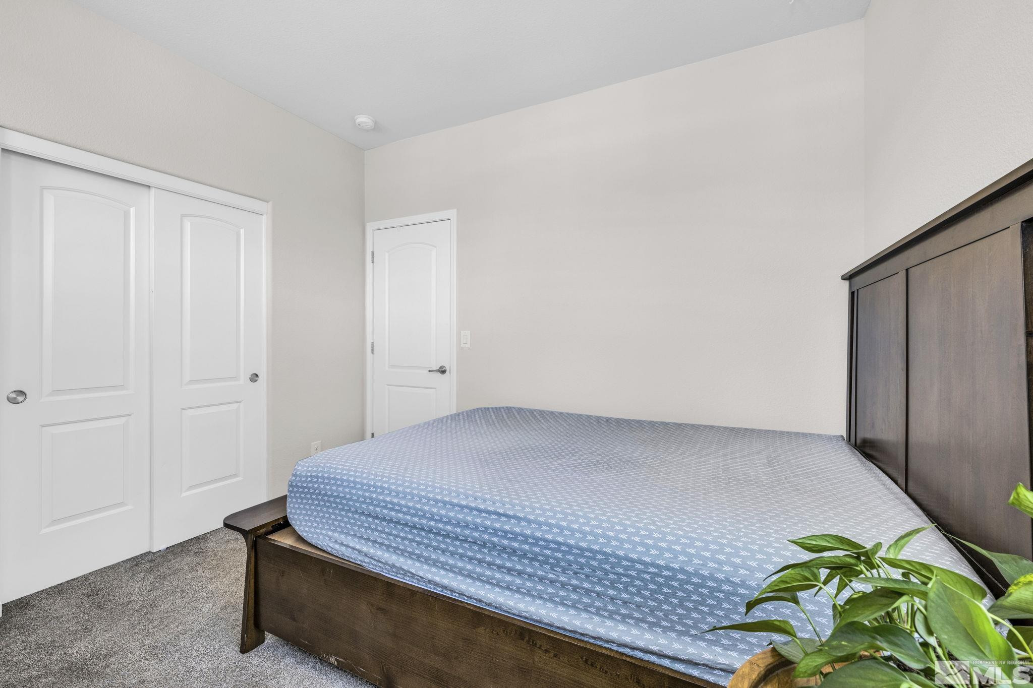 2215 Symphony Way Reno, NV 89521 - Photo 13 of 39 a bedroom with a bed and a potted plant