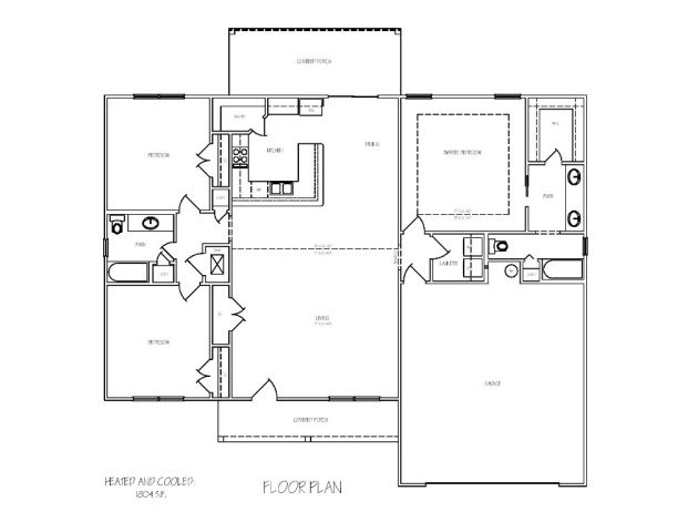 7888 Simmons Drive Foley, AL 36535 - Photo 20 of 20 Floor Plan
