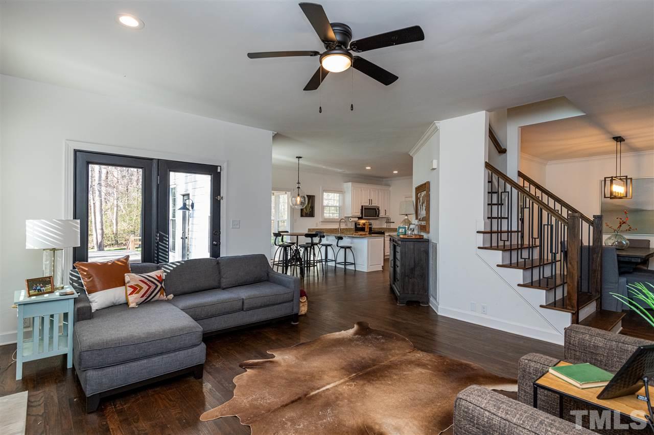 8105 Iron Bark Court Raleigh, NC 27606 - Photo 14 of 30 a living room with furniture and a view of bedroom
