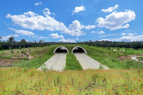 a view of a lake with a big yard
