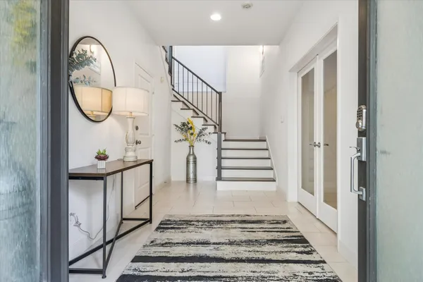 a view of a entryway