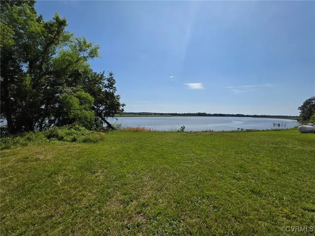 a view of an ocean and beach
