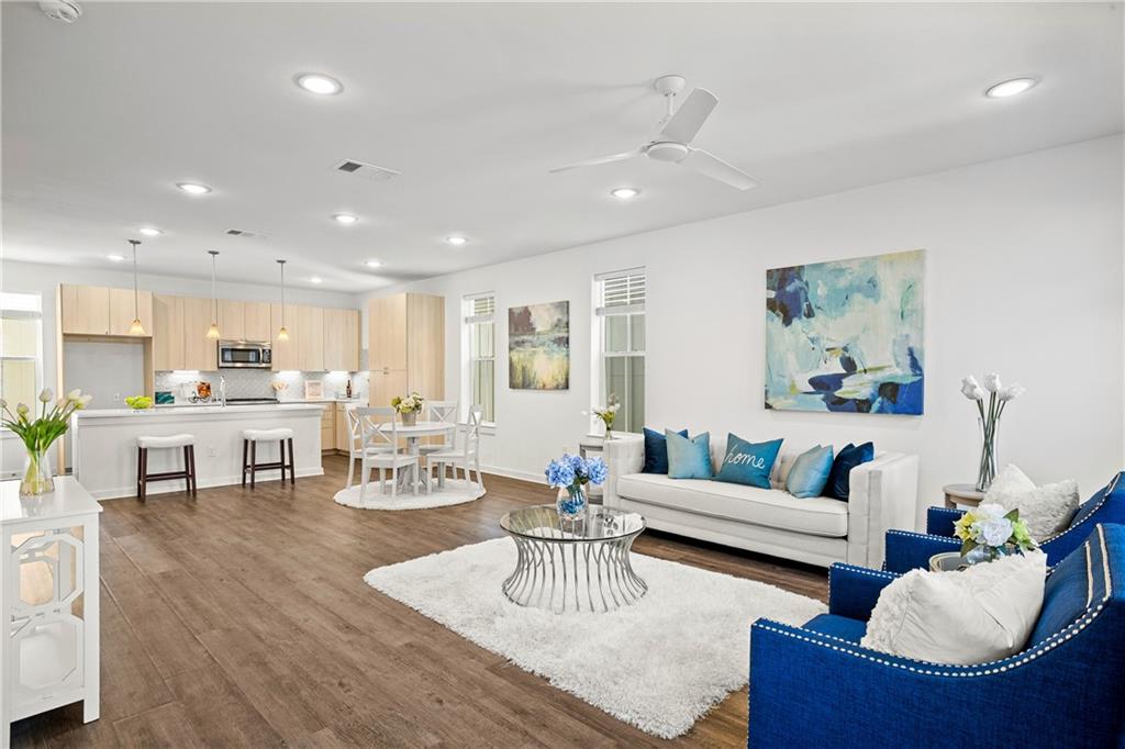 2624 Metcalfe Road, Unit 8 Austin, TX 78741 - Photo 32 of 32 The open floor plan makes it ideal for entertaining guests.