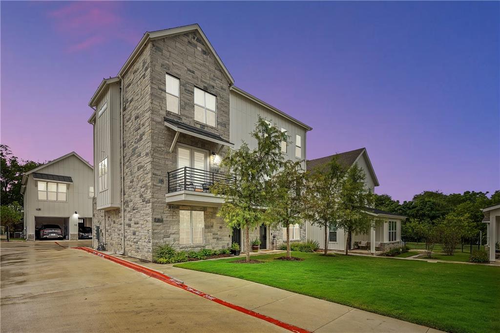 2624 Metcalfe Road, Unit 8 Austin, TX 78741 - Photo 26 of 32 Unit 8 is the 2nd unit on the right with the flat roof top. It faces an inviting courtyard where you can hang out and mingle with your neighbors.