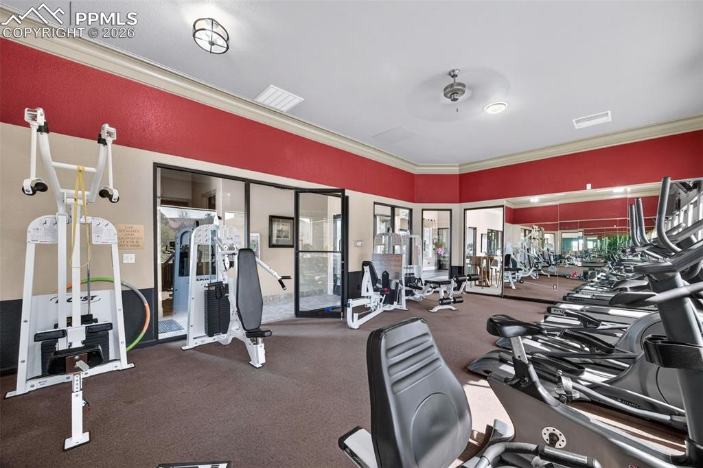 4658 Copeland Circle, Unit 103 Highlands Ranch, CO 80126 - Photo 35 of 37 a view of a room with gym equipment