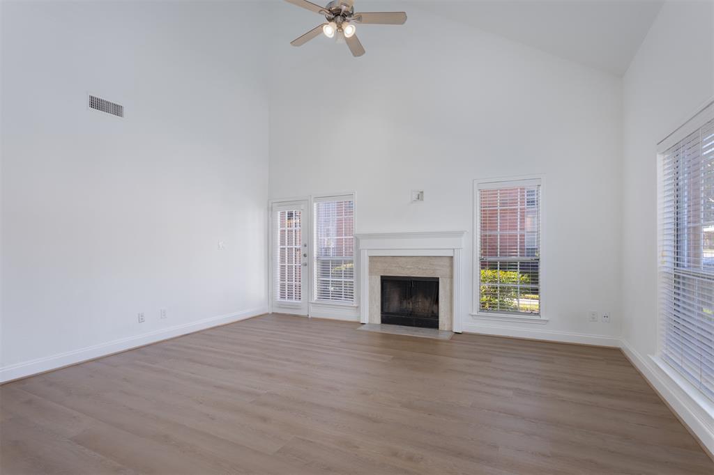 12680 Hillcrest Road, Unit 3107 Dallas, TX 75230 - Photo 4 of 40 Living Room with Fireplace