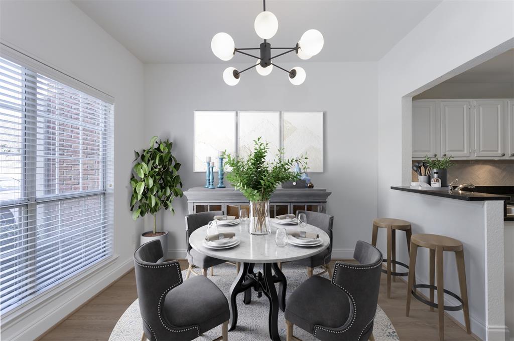 12680 Hillcrest Road, Unit 3107 Dallas, TX 75230 - Photo 8 of 40 Dining room - Virtually staged