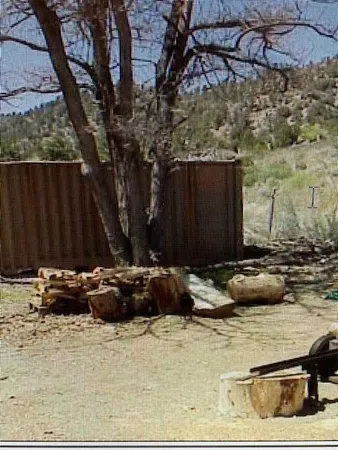 a view of a car parked in front of a building