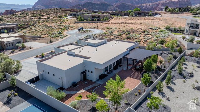 2216 West Basalt Street St. George, UT 84770 - Photo 1 of 1 Drone / aerial view featuring a mountain view