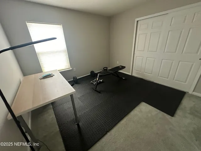 a room with storage and utility