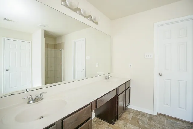 a view of bathroom with shower