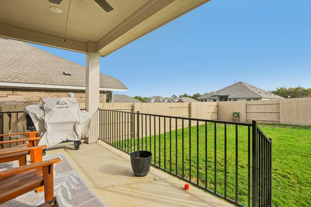 a view of balcony and patio