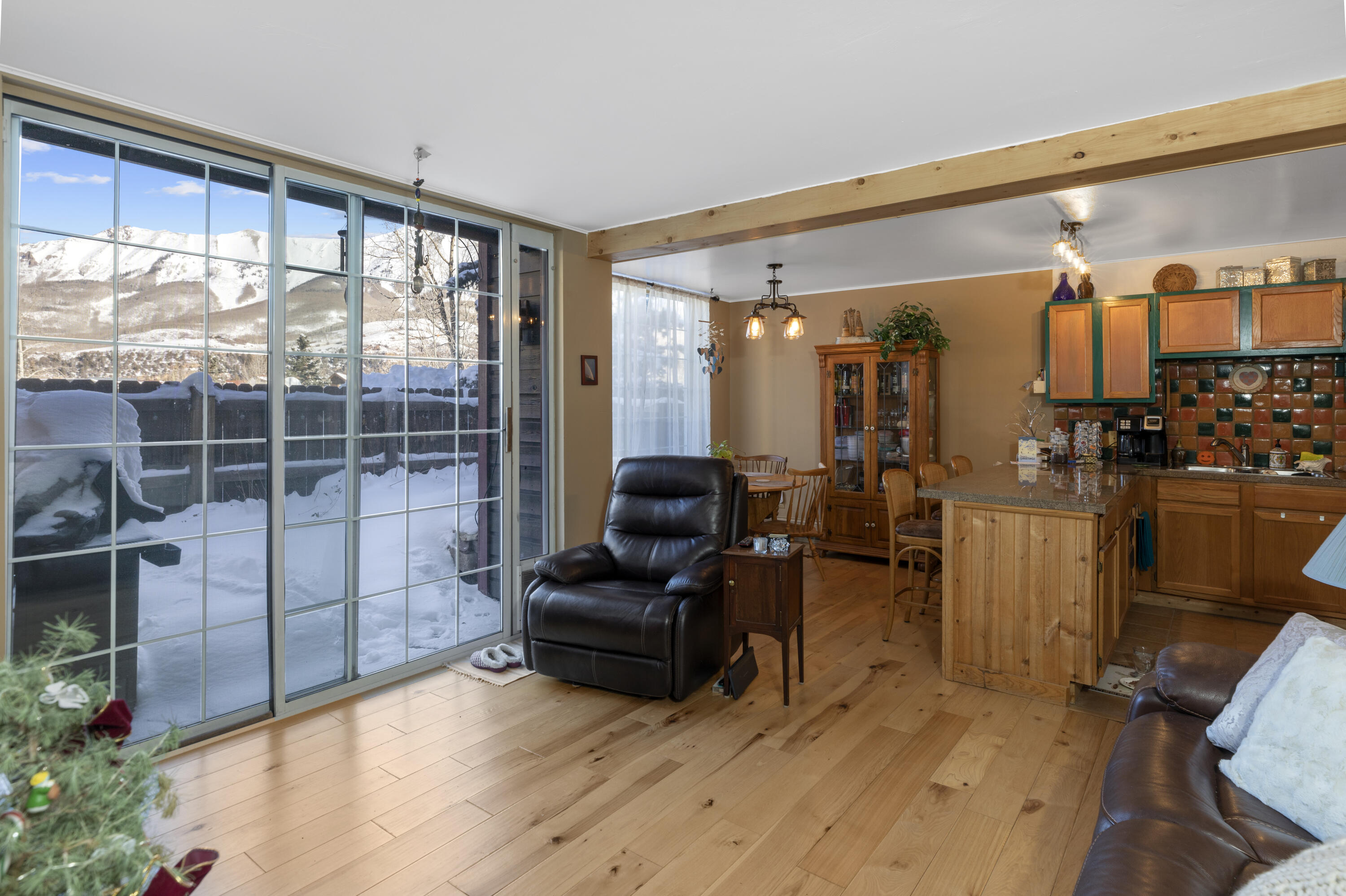 302 Adams Ranch Road, Unit 18 Mountain Village, CO 81435 - Photo 3 of 12 view from living room