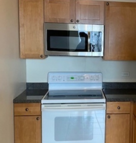 655 West Irving Park Road, Unit 1104 Chicago, IL 60613 - Photo 2 of 16 a stove top oven sitting inside of a kitchen