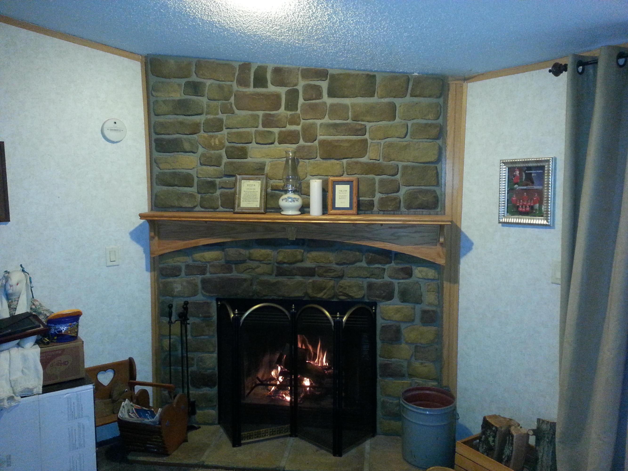 4572 Altice Road Moneta, VA 24121 - Photo 5 of 17 Fireplace in the Living Room