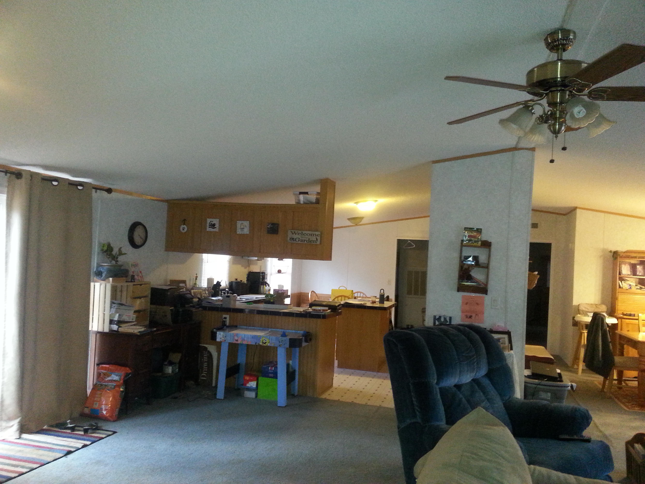 4572 Altice Road Moneta, VA 24121 - Photo 7 of 17 Living Room, Kitchen and Dining Room