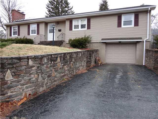 197 Hackmatack Street Manchester, CT 06040 - Photo 1 of 1 Exterior Front. 1 of 2 driveways. Lovely stonework!