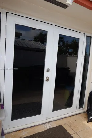 a room with gym equipment