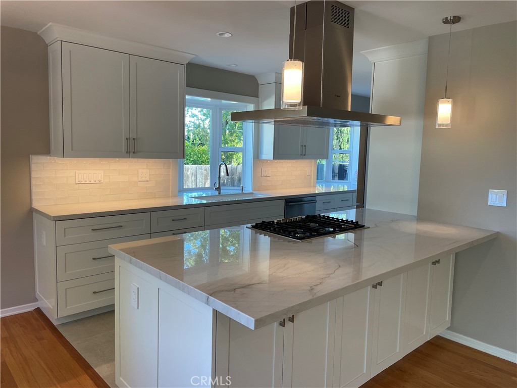 35 Ranchview Road Rolling Hills Estates, CA 90274 - Photo 9 of 35 a kitchen with stainless steel appliances granite countertop a sink a stove counter space and cabinets