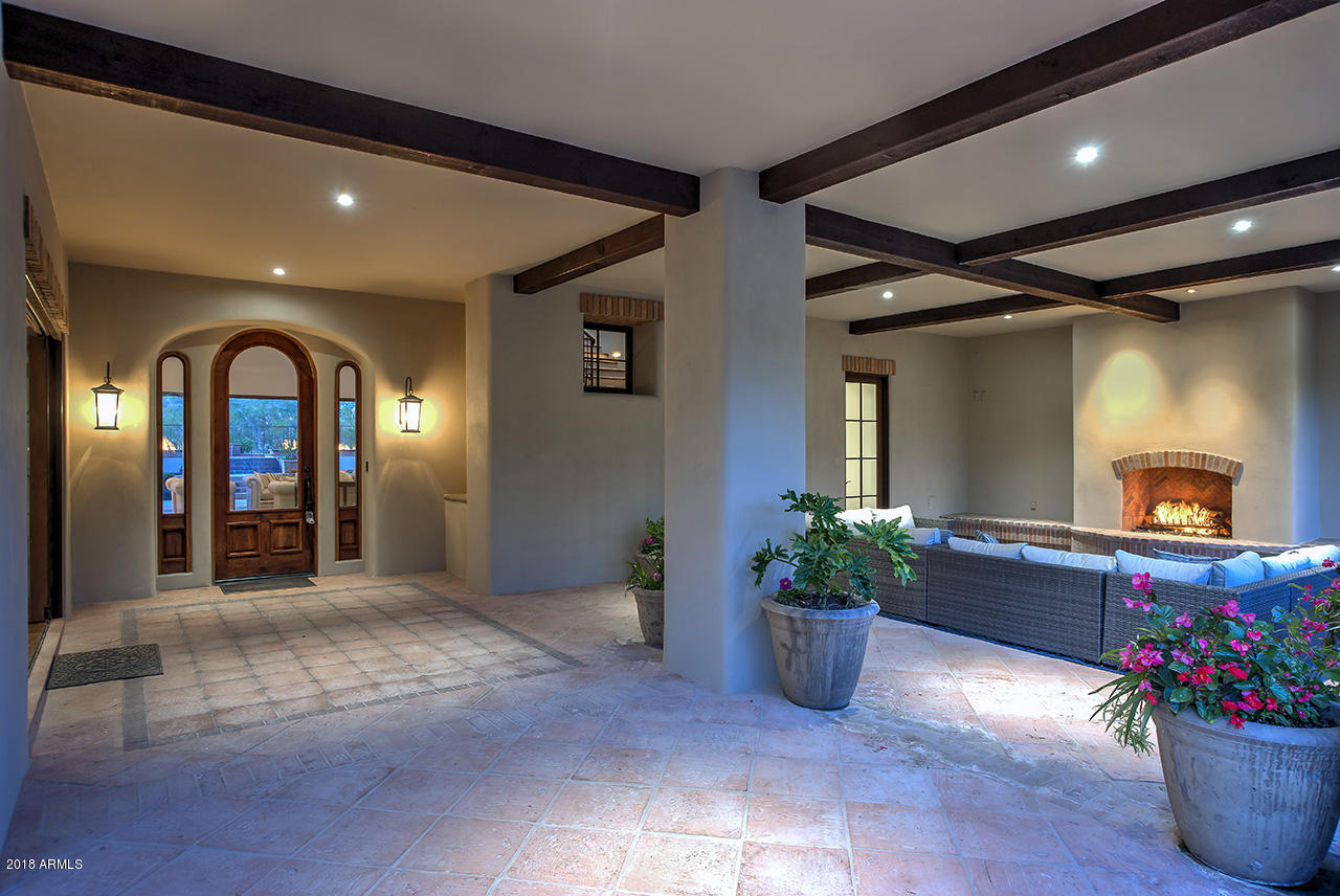 10284 East Mountain Spring Road Scottsdale, AZ 85255 - Photo 14 of 69 Front Covered Patio