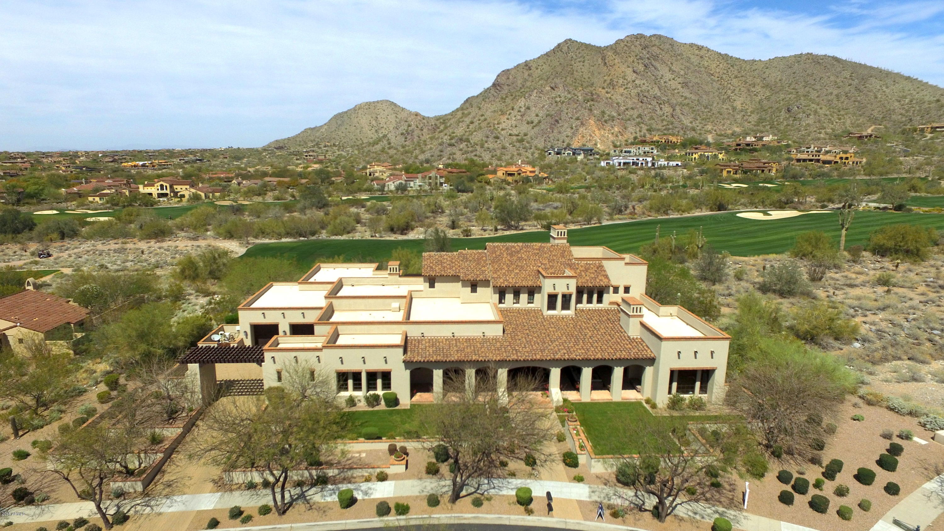 10284 East Mountain Spring Road Scottsdale, AZ 85255 - Photo 2 of 69 Aerial Front Exterior