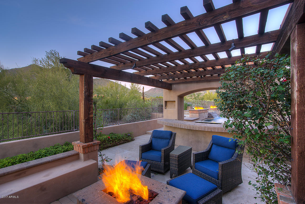 10284 East Mountain Spring Road Scottsdale, AZ 85255 - Photo 49 of 69 Ramada and Outdoor Kitchen
