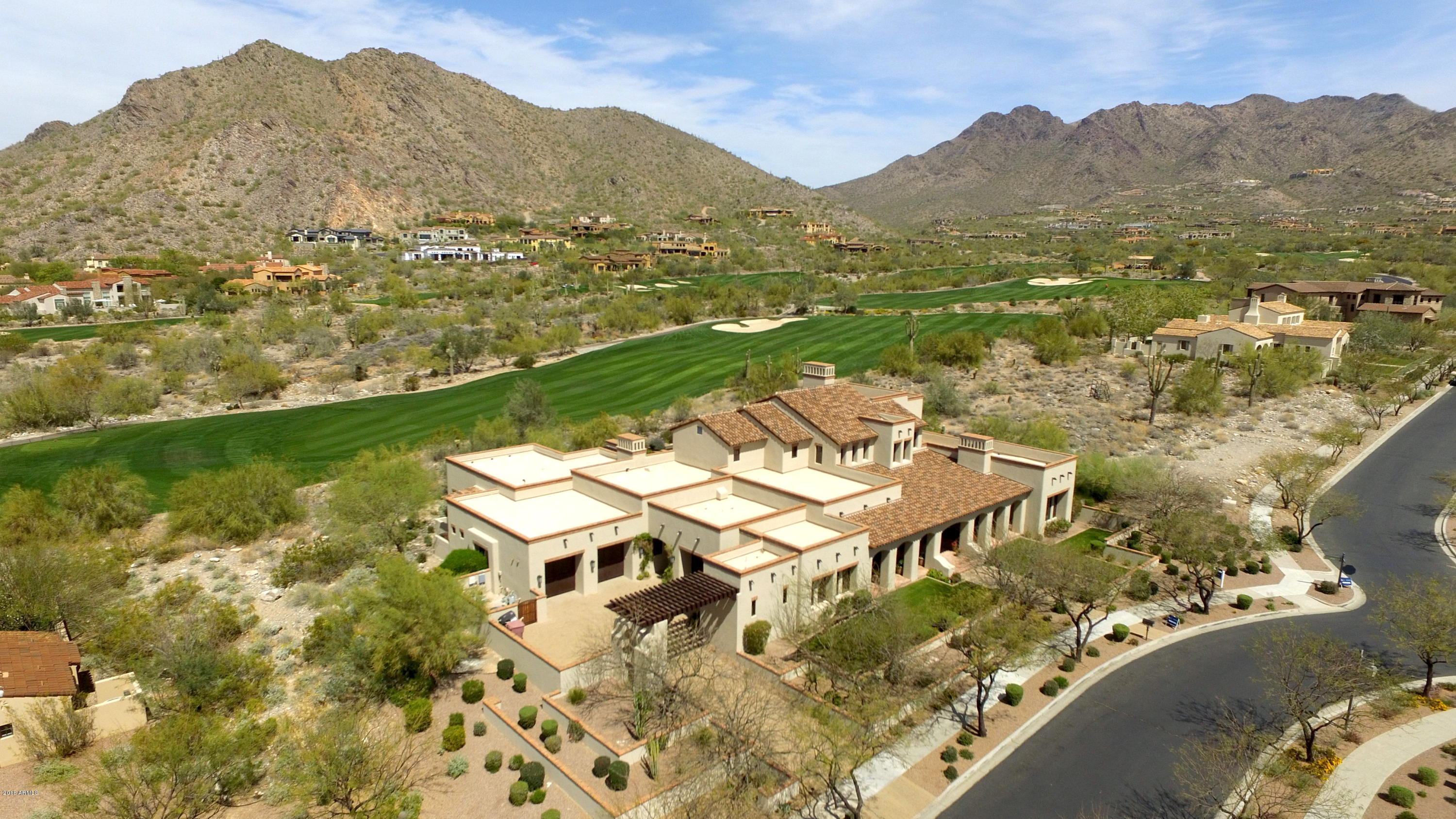 10284 East Mountain Spring Road Scottsdale, AZ 85255 - Photo 6 of 69 Aerial Front