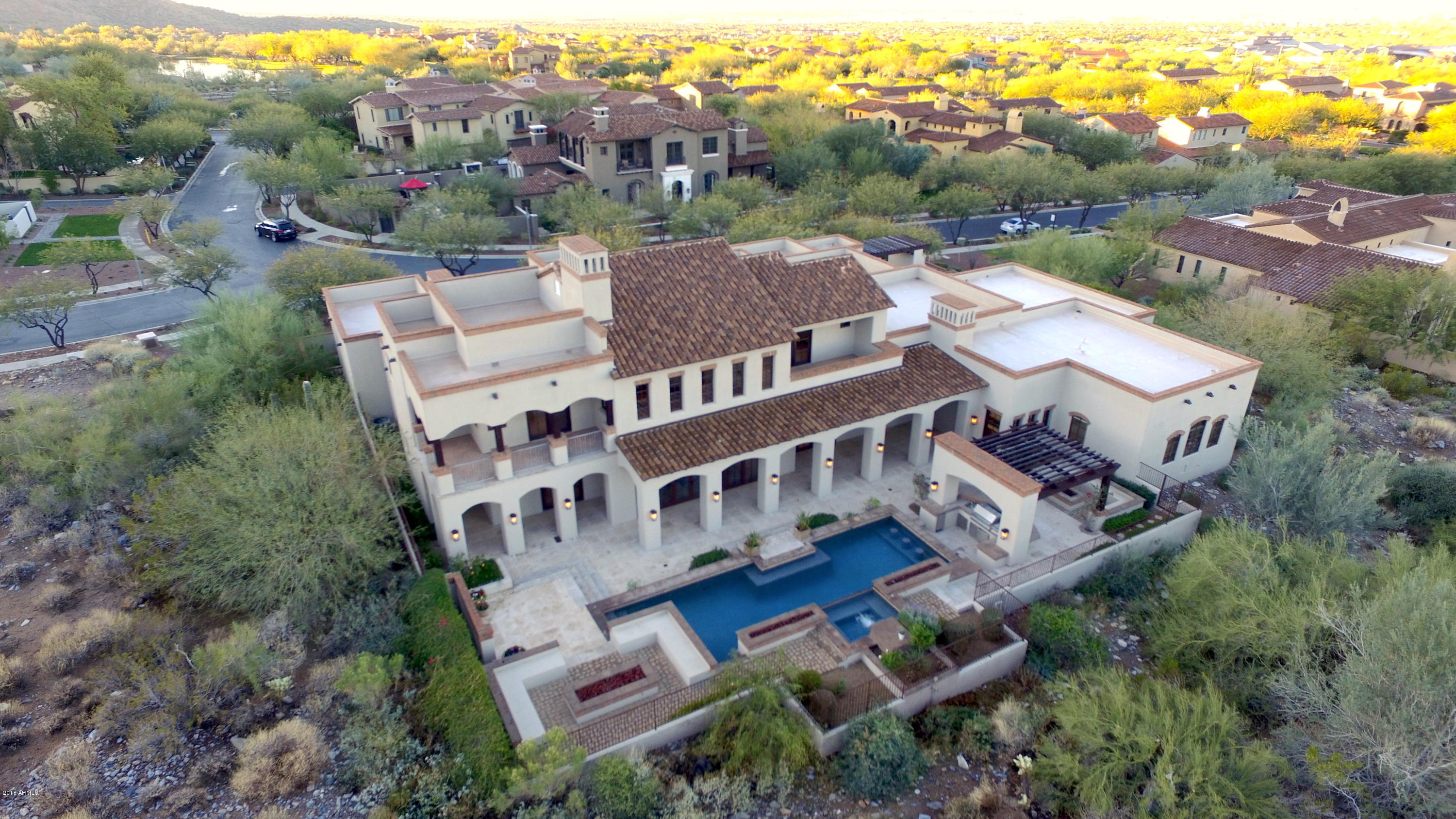 10284 East Mountain Spring Road Scottsdale, AZ 85255 - Photo 65 of 69 Rear Aerial