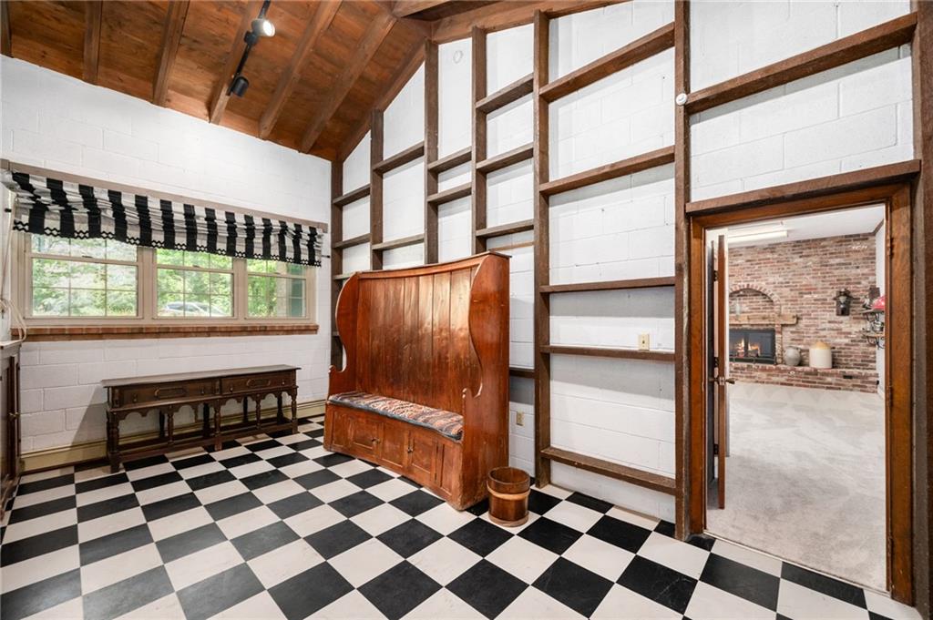 113 Iron Bridge Road Sarver, PA 16055 - Photo 35 of 49 a black and white checkered floor