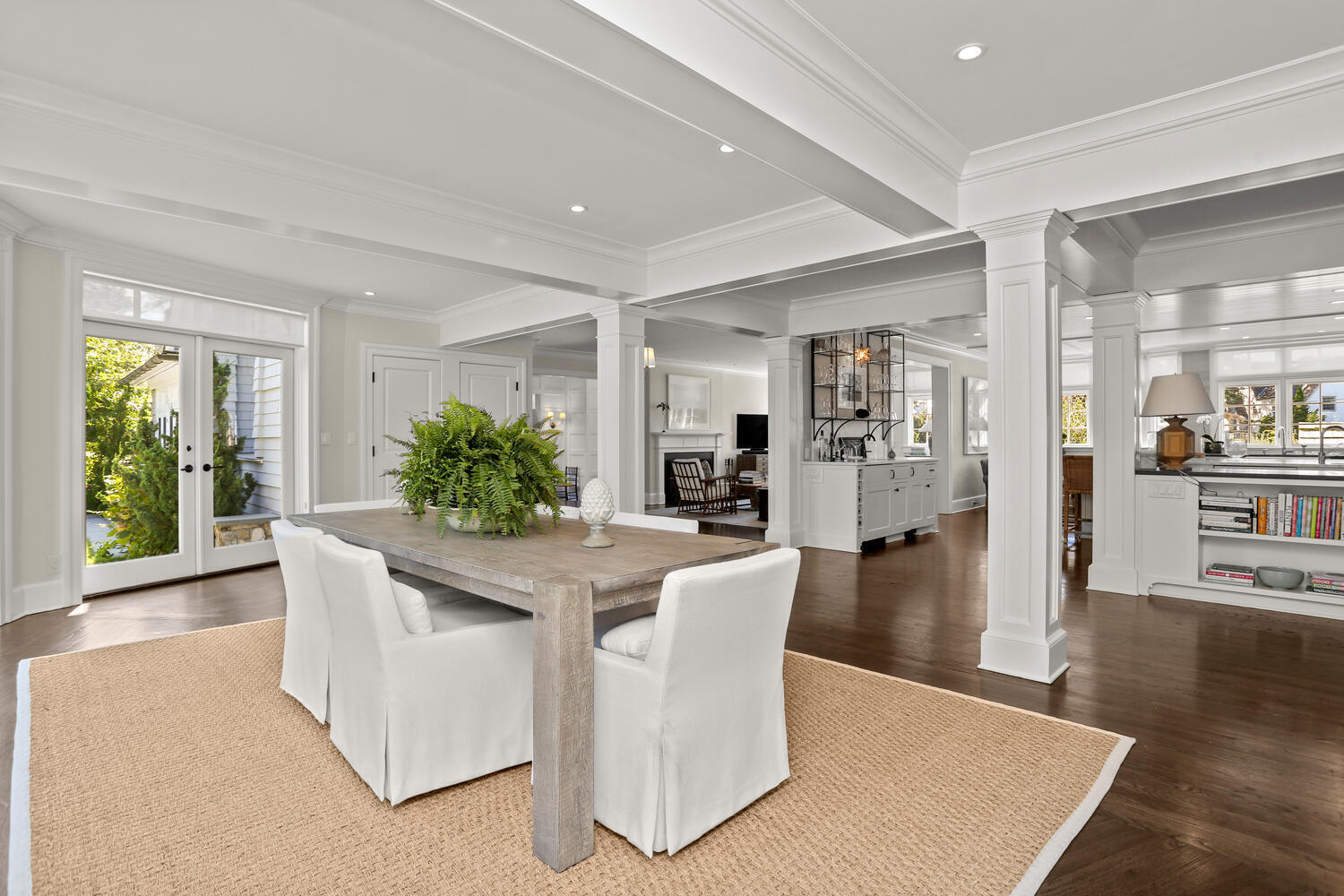 43 Contentment Island Road Darien, CT 06820 - Photo 15 of 59 a view of kitchen with cabinets and wooden floor
