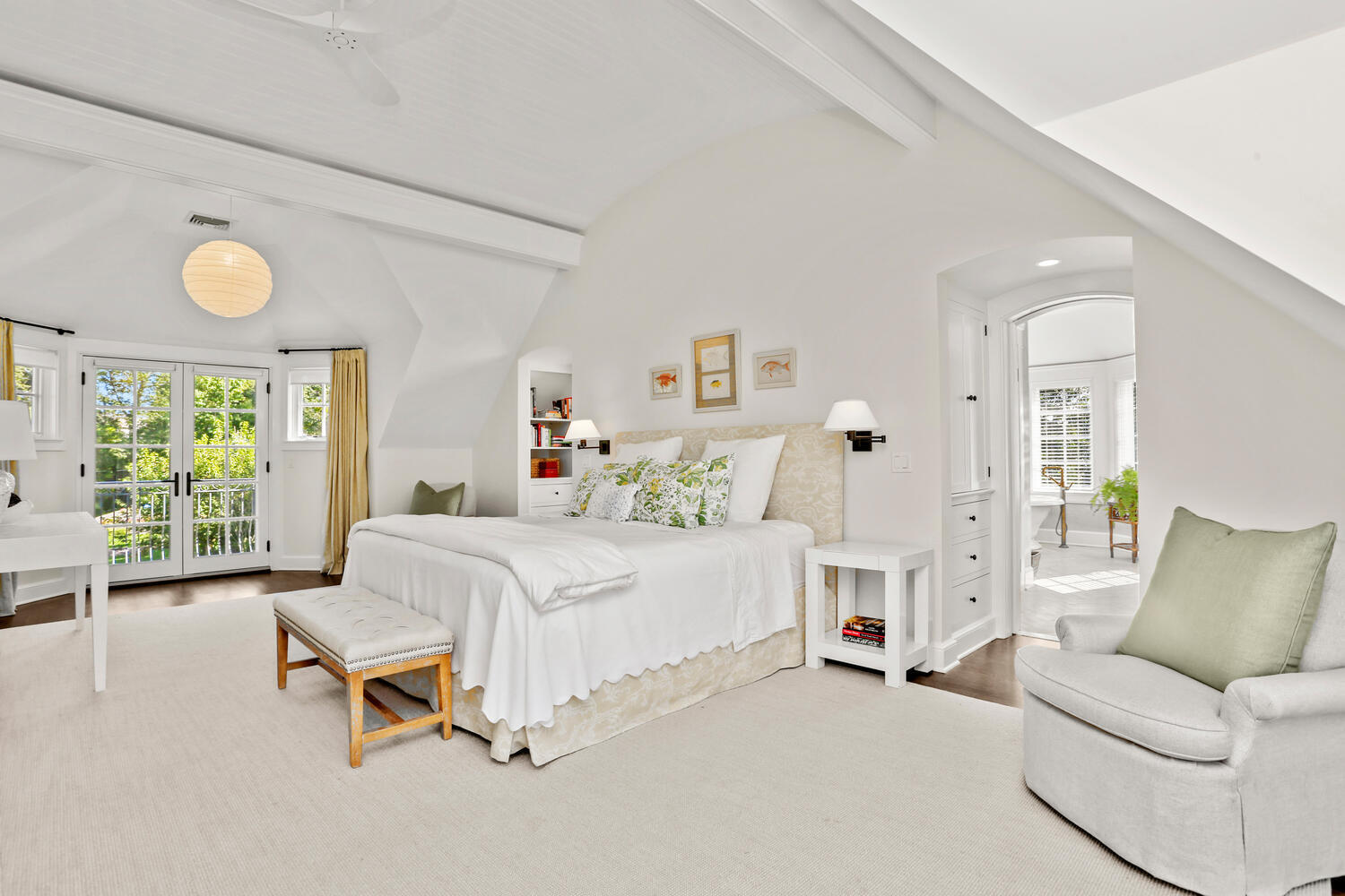 43 Contentment Island Road Darien, CT 06820 - Photo 24 of 59 a living room with furniture and a large window