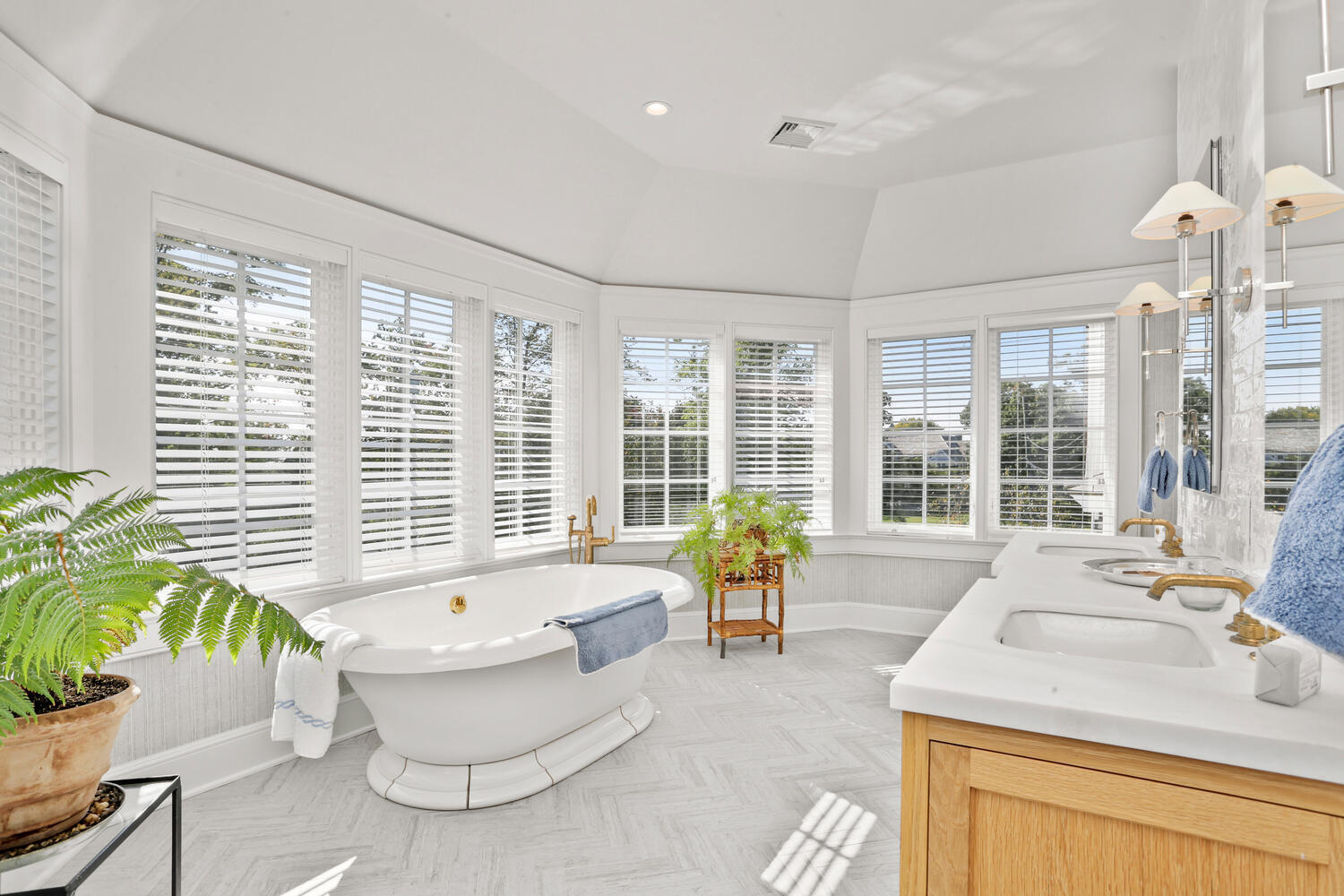 43 Contentment Island Road Darien, CT 06820 - Photo 25 of 59 a living room with furniture and floor to ceiling windows