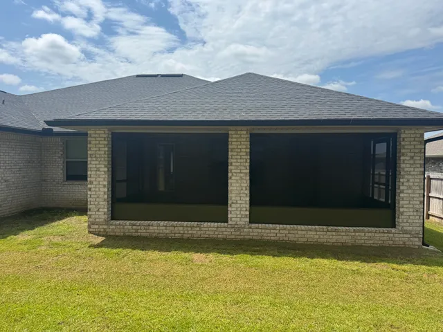 a front view of house