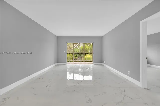 a view of an empty room