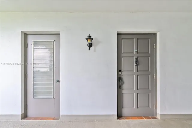 a view of a hallway with closet