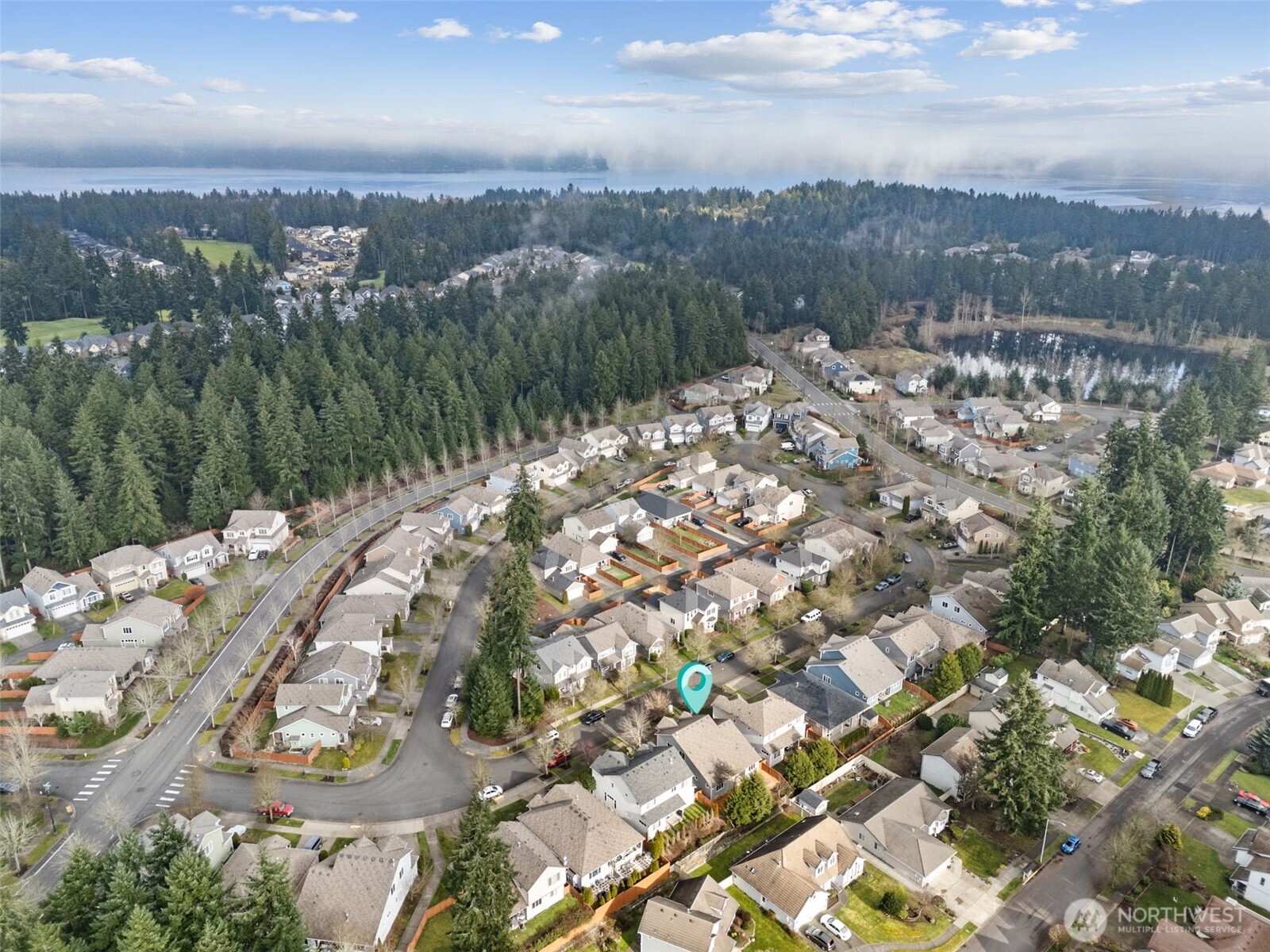 9248 Periwinkle Loop Northeast Olympia, WA 98516 - Photo 33 of 39 an aerial view of multiple house