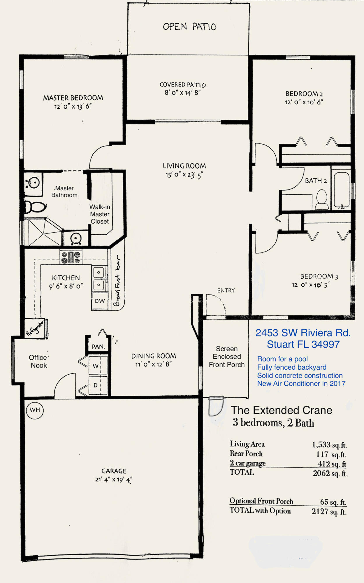 2453 Southwest Riviera Road Stuart, FL 34997 - Photo 70 of 70 Property Floor plan