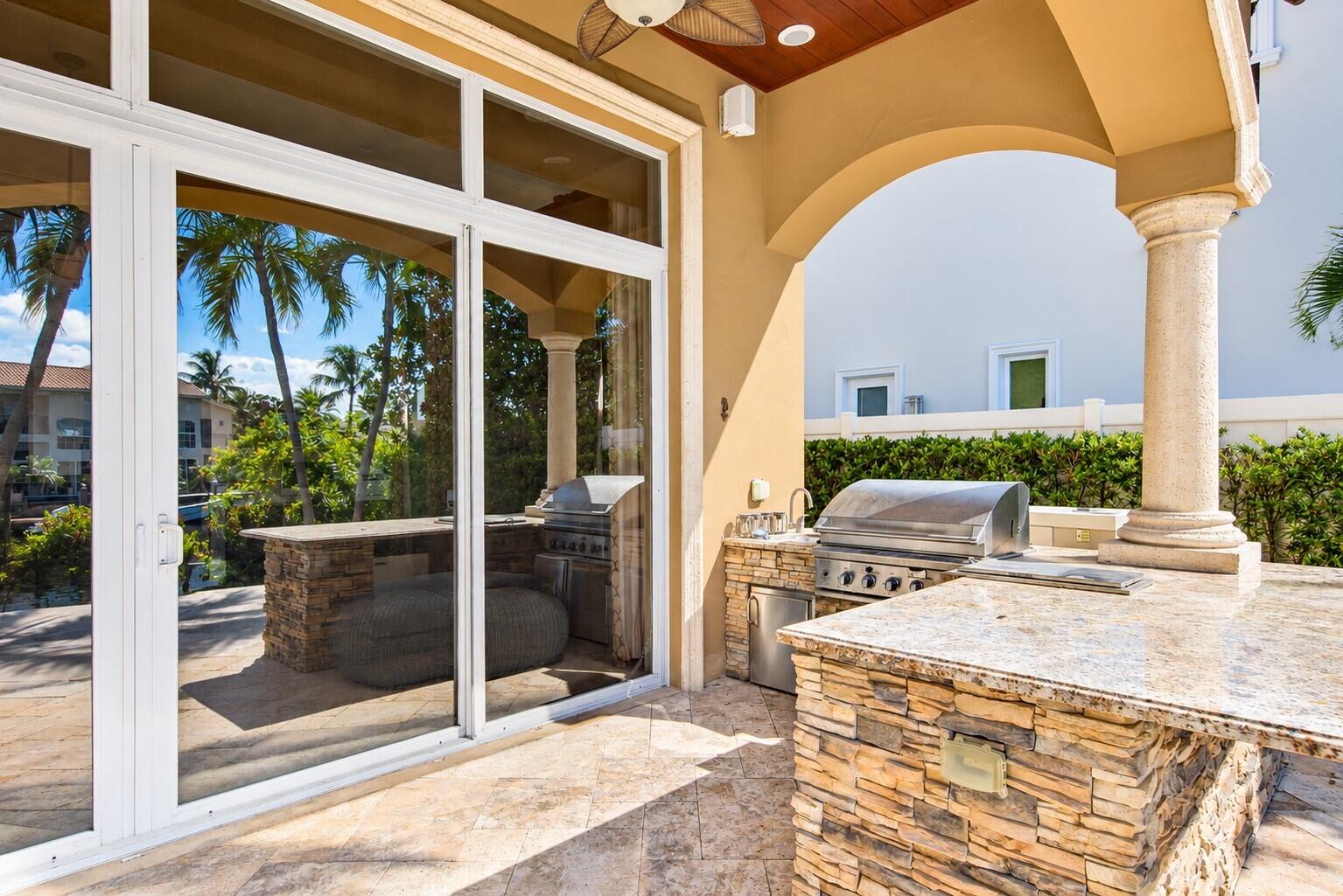 2311 Northeast 35th Street Lighthouse Point, FL 33064 - Photo 52 of 66 Outdoor Kitchen