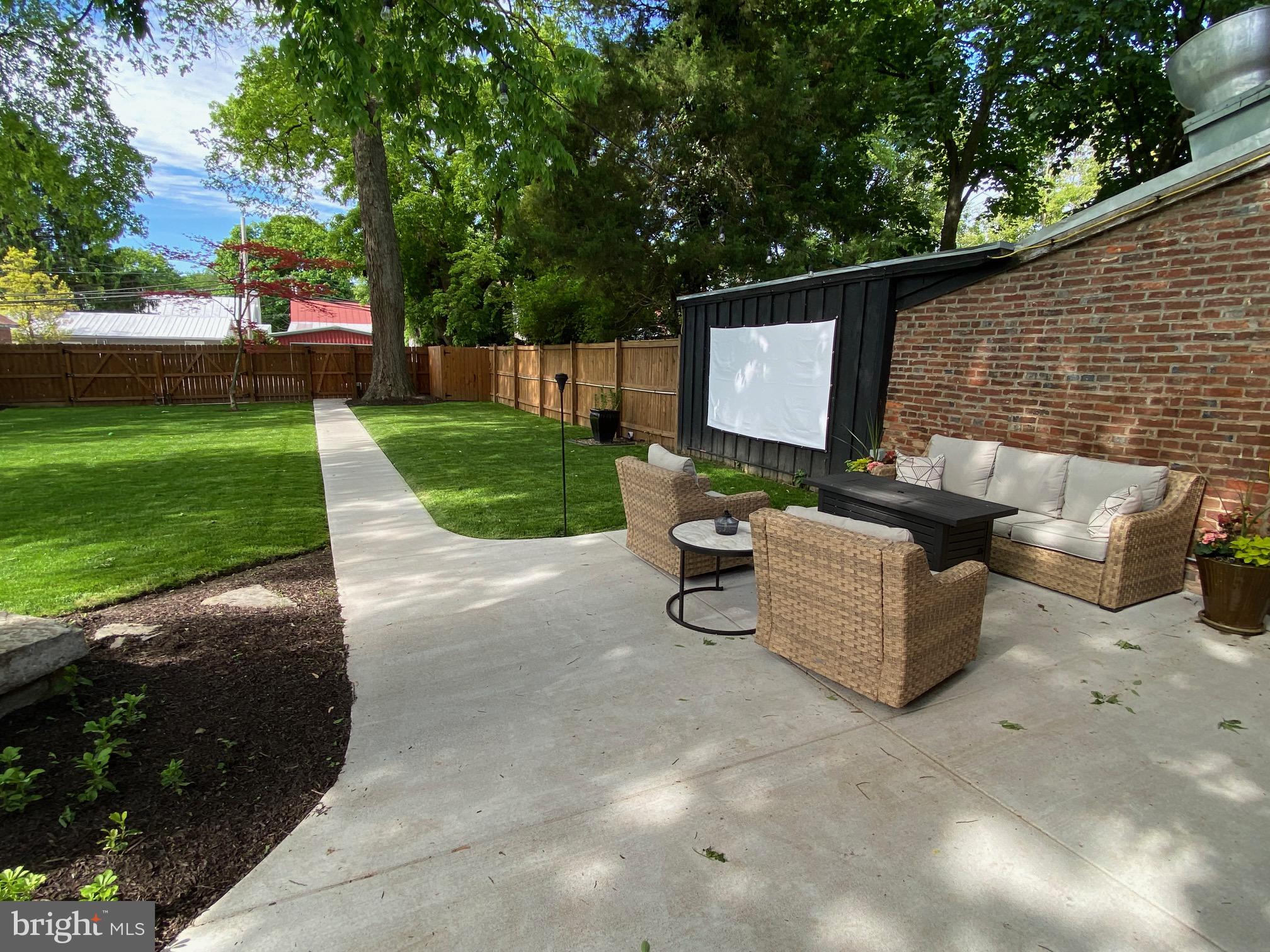 130 East German Street, Unit 201 Shepherdstown, WV 25443 - Photo 20 of 23 a view of backyard with outdoor seating and green space